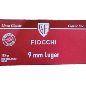 Fiocchi 9mm 115 grain FMJ (50 Rounds)