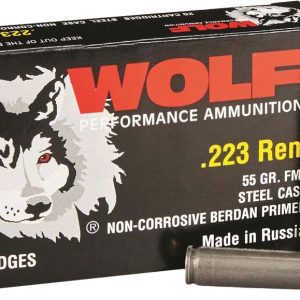 Wolf 223 REM 55 grain FMJ (20 Rounds)