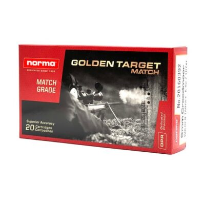 Norma 6MM Creedmoor 107 grain Golden Target Match (20 rd box) – Rivertown Munitions
