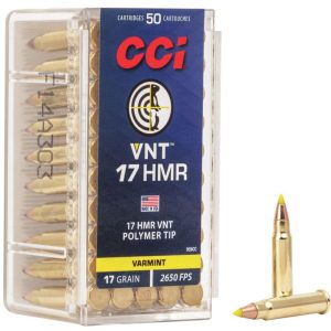 CCI VNT 17 HMR 17 grain Polymer Tip 2650 FPS Varmint (50 rd box)