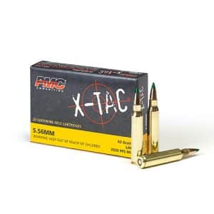 PMC 5.56x45 X-TAC 62 grain LAP Green Tip 3100 FPS FREE SHIPPING on 2 1000 rd cases (2000 rd TOTAL)