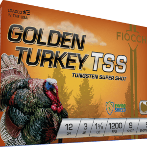 Golden Turkey TSS Tungsten Super Shot 12 gauge 3'' 1 5/8 oz. #9 Shot 1200 FPS (5 rd box)
