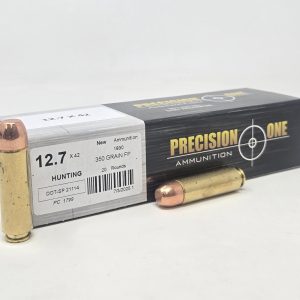 Precision One 50 Beowulf 350 grain FP Flat Point (20 rd box)