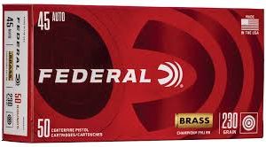 Federal Champion .45 auto 230 grain FMJ Full Metal Jacket (50 rd box)