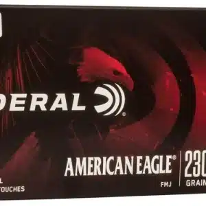 Federal American Eagle .45 auto 230 grain FMJ Full Metal Jacket (50 rd box)