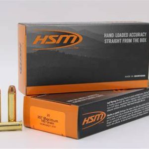HSM .357 MAXIMUM 180 grain XTP Hollow Point FACTORY BLEMISHED (20 rd box)