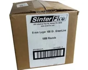 Sinterfire Greenline .9mm 100 grain FRANGIBLE LEAD FREE PRIMER LOOSE BULK FREE SHIPPING (1000 rd case)