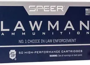 Speer Lawman 9mm 124 grain TMJ Total Metal Jacket 50 rd box FREE SHIPPING (1000 rd case)