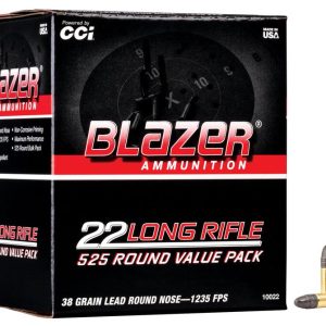 CCI Blazer .22 LR Long Rifle 38 grain Lead Round Nose 1235 FPS (525 rds)