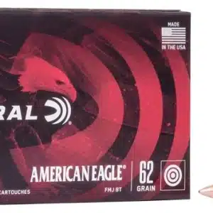 Federal American Eagle .223 REM 62 grain FMJ Full Metal Jacket 20 rd box 500 rd case x 2 FREE SHIPPING (1000 rd case)